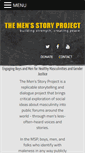 Mobile Screenshot of mensstoryproject.org