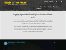 Tablet Screenshot of mensstoryproject.org